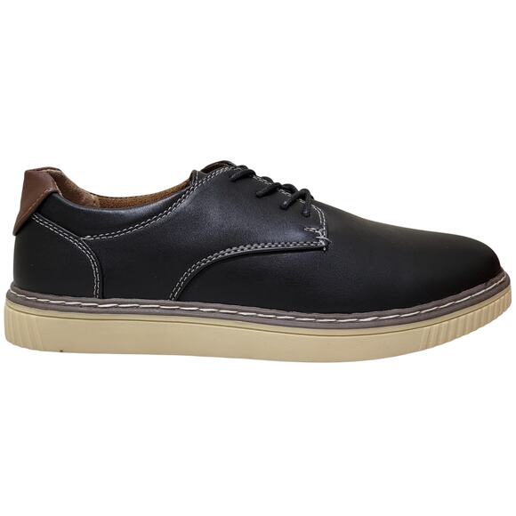 Deer Stags Men Oakland Derby Sneaker Oxfords Size US 9W Black Vegan Leather main image 4
